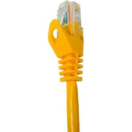 CHIPTECH, INC DBA VERTICAL CABLE Vertical Cable CAT6 Snagless Molded Patch Cable, 14 ft. (4.3 meter), Yellow 094-857/14YL